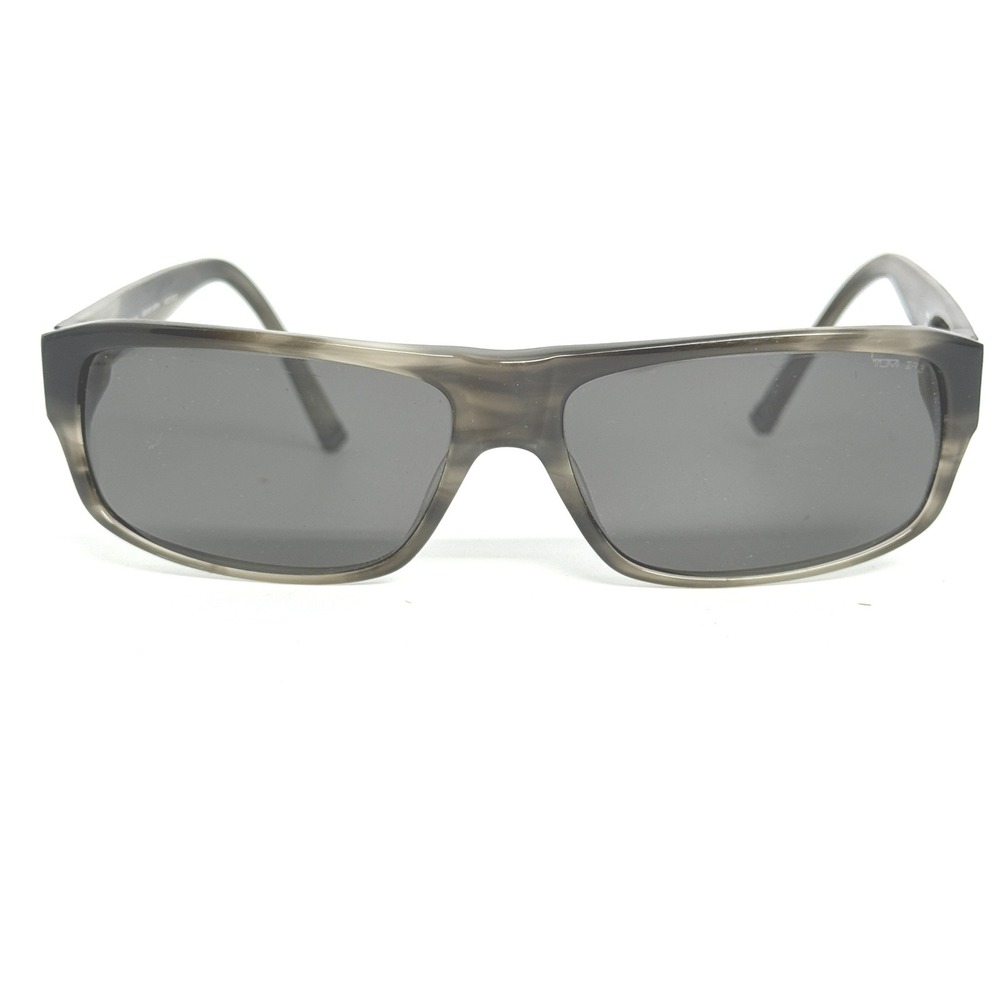 Tumi Millau Sunglasses Smoke Horn Acetate Polarized Zeiss ZR3 60-15-140 21638
